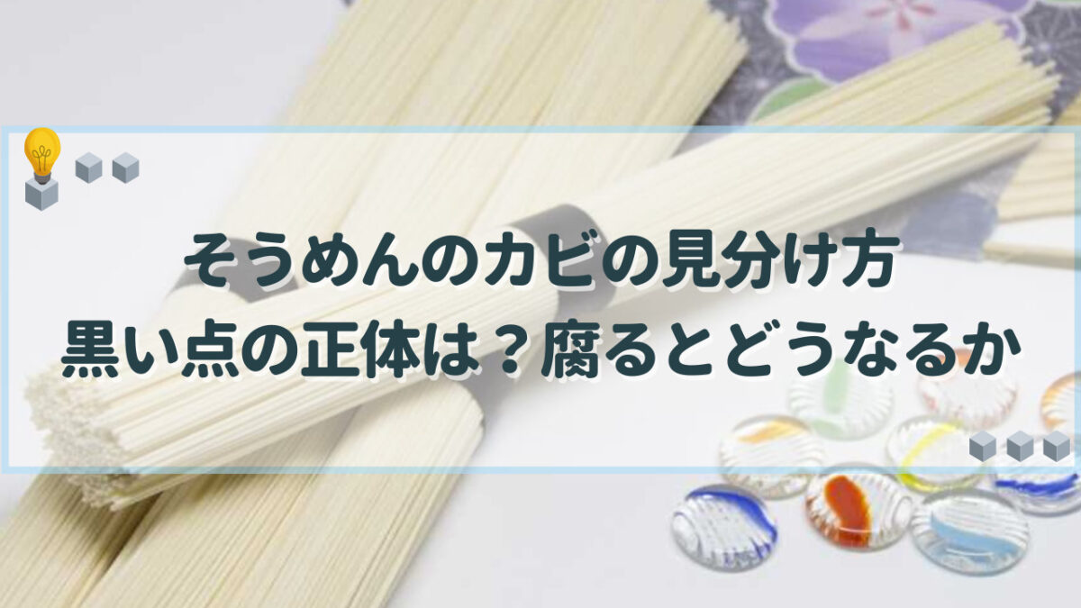 そうめん　カビ