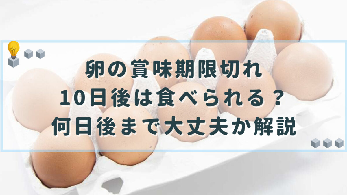 卵 賞味期限切れ 10日